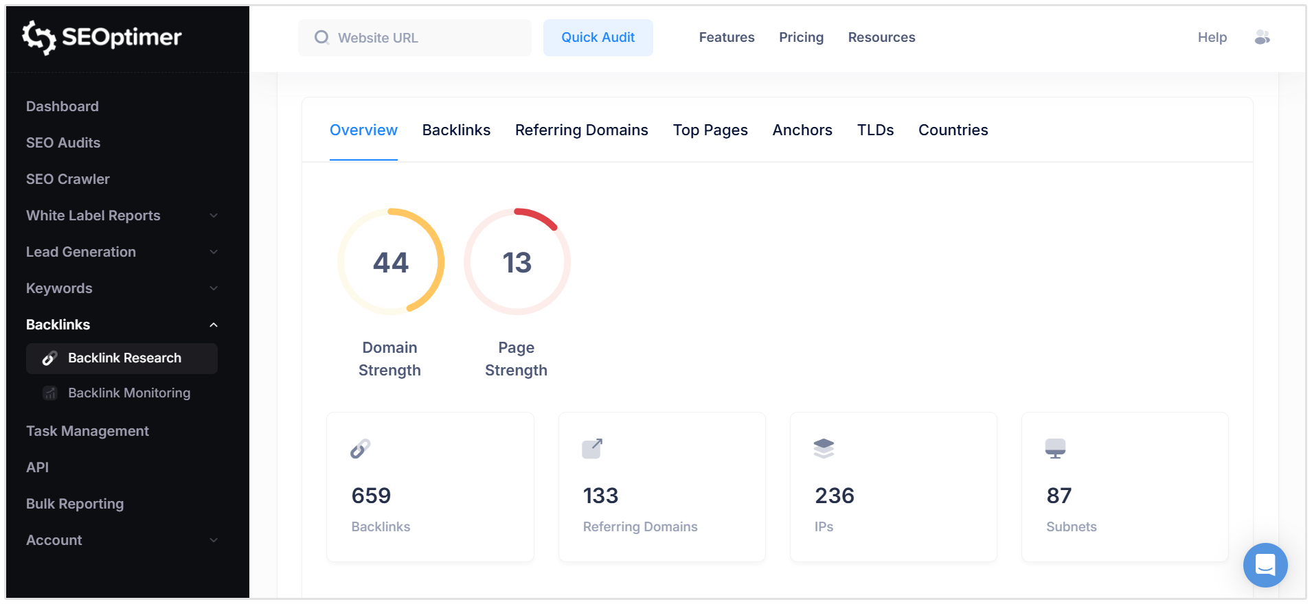 Backlink checker overview